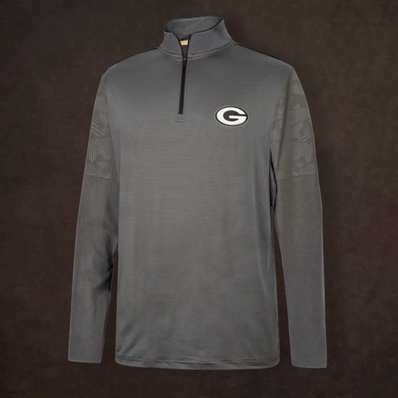 NFL • Green Bay Packers Quarter-Zip Pullover Team Apparel Packers Primary Logo - Picture 5 of 5